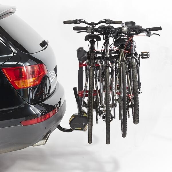 Porte-vélo 4 vélos suspendus sur attelage rabattable HERCULE 4 2/5