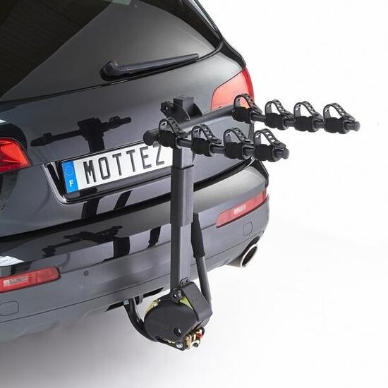 Porte-vélo 4 vélos suspendus sur attelage rabattable HERCULE 4