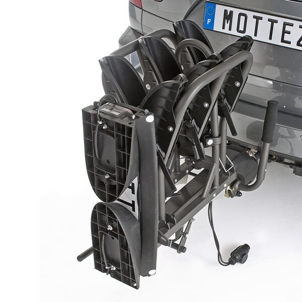Porte-vélo 3 vélos plateforme sur attelage modèle platinium APOLLON 3 5/5