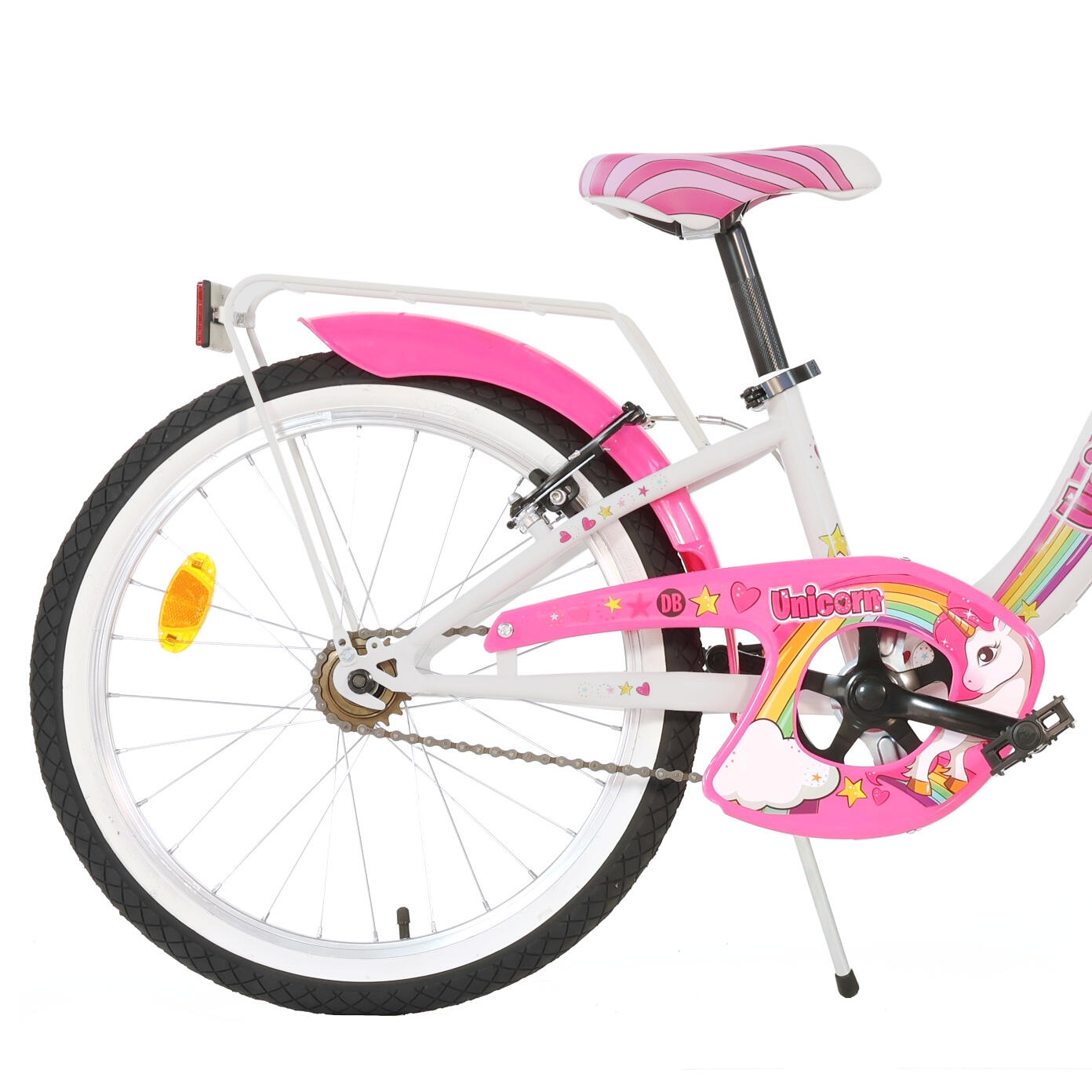 Dino Unicorn Girls Junior Kids Bike - 20in Wheel 2/5