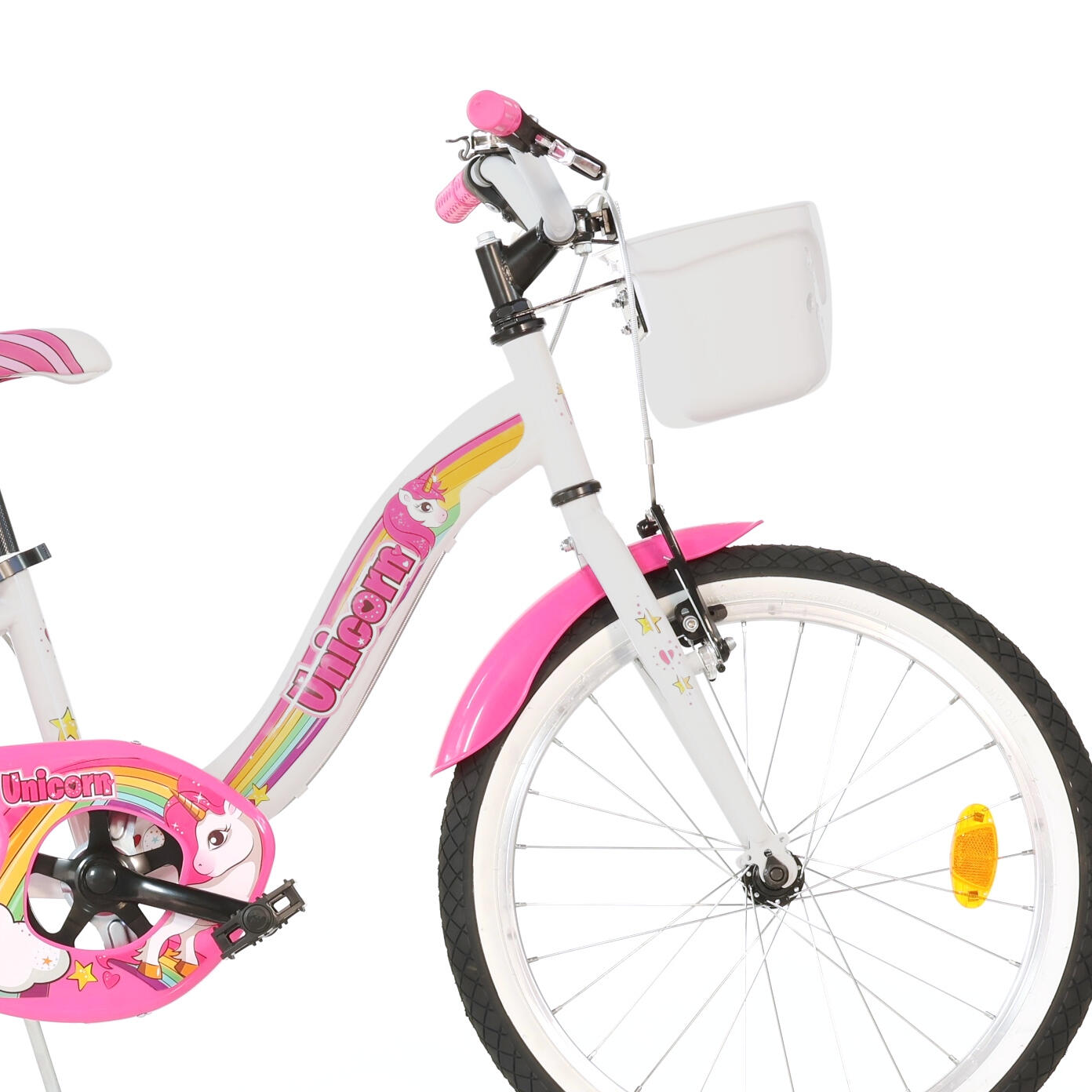 Dino Unicorn Girls Junior Kids Bike - 20in Wheel 3/5