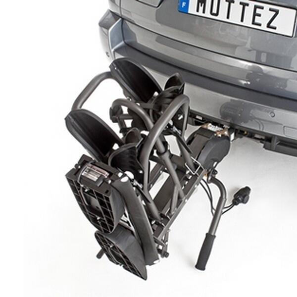 Porte-vélo 2 vélos plateforme sur attelage modèle platinium APOLLON 2 5/5