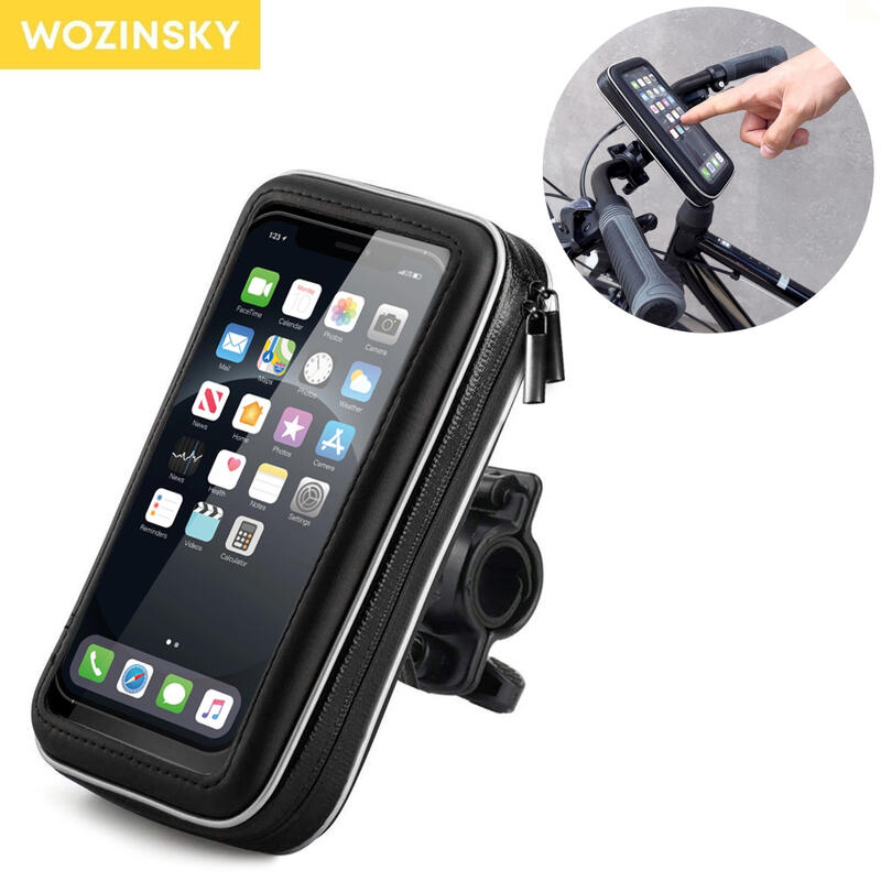 Uchwyt rowerowy Wozinsky na telefon na kierownicę motocykla, hulajnogi