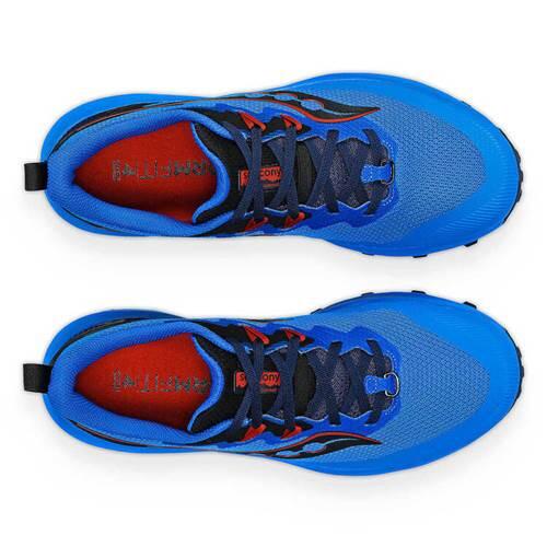 Chaussures de course tout-terrain Hommes Saucony Peregrine 14 bleu 5/5