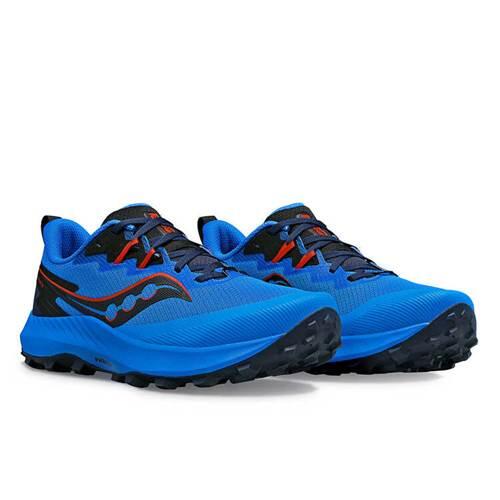 Chaussures de course tout-terrain Hommes Saucony Peregrine 14 bleu 2/5