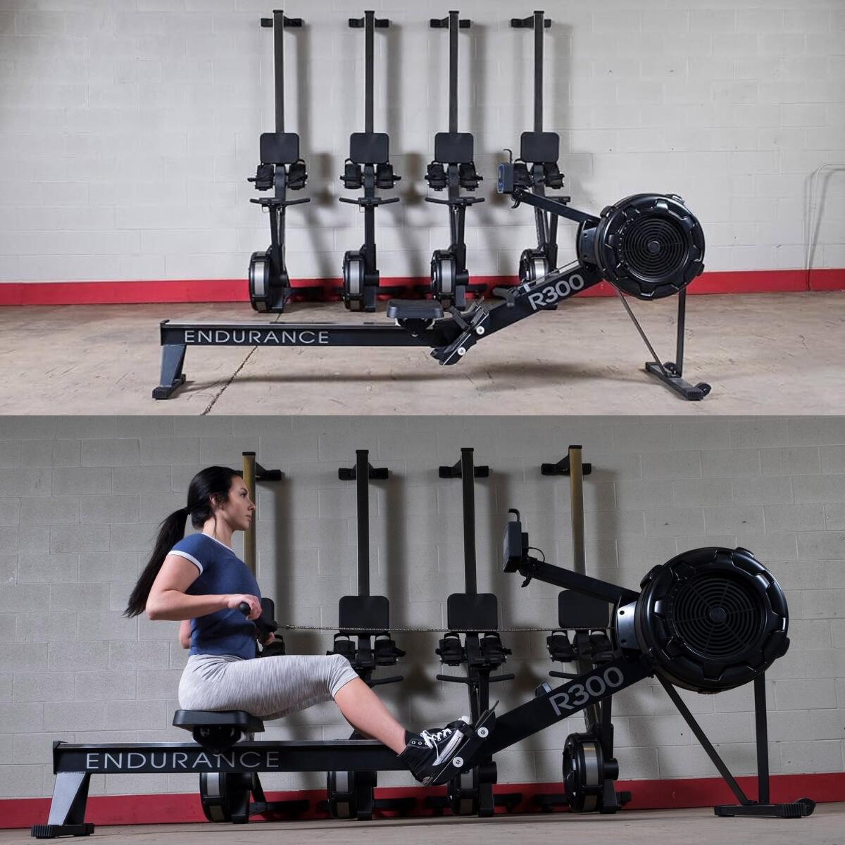 Roeitrainer - Endurance Air Rower R300 7/8