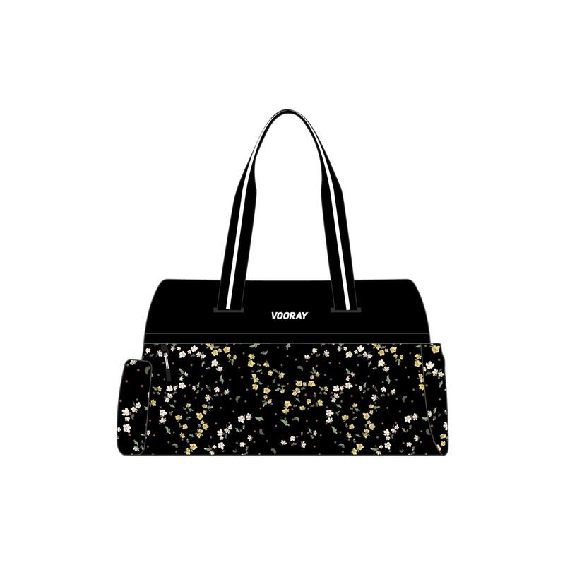 Trainer Duffel Sac de sport avec poche à chaussures et poche sèche (Flourish)