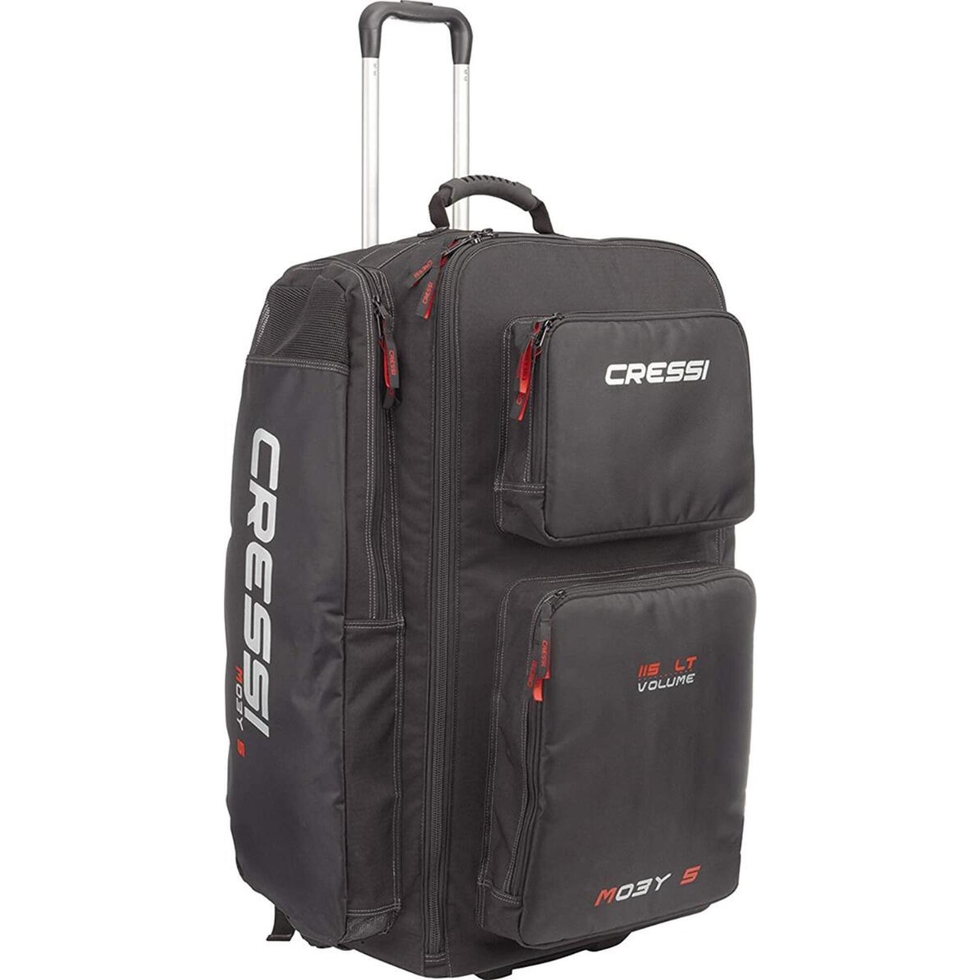 Cressi - Sac Moby 115l - Sac De Sport - Noir|rouge - Taille Unique - Decathlon
