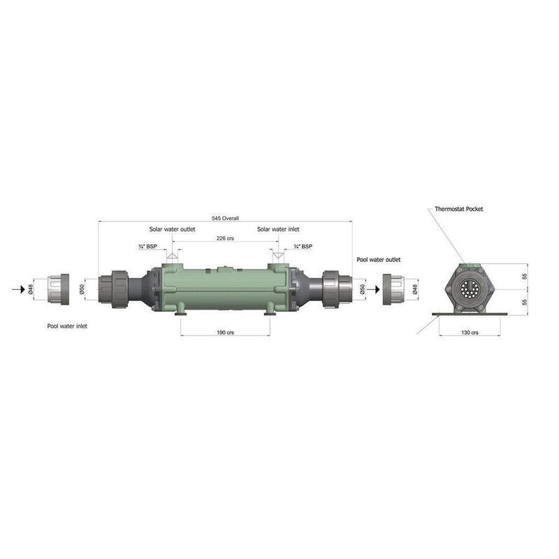 Echangeur de chaleur - Bowman 5113-2 - Titanium