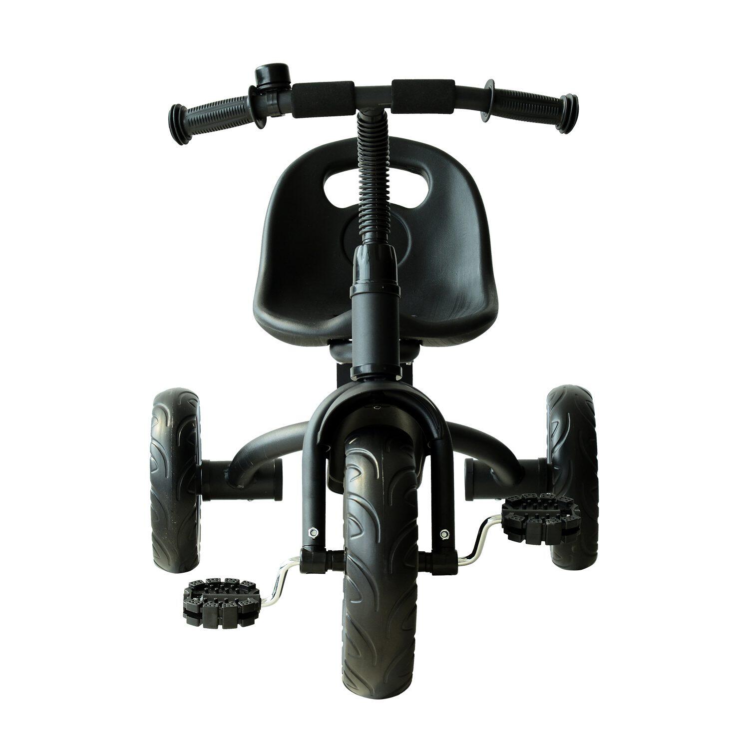 HOMCOM Triciclo Criança 74x49x55cm Preto HOMCOM