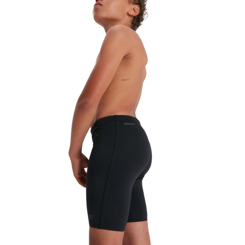 ECO ENDURANCE+ ESSENTIAL 小童 (6-14 歲) 及膝泳褲 - 黑色
