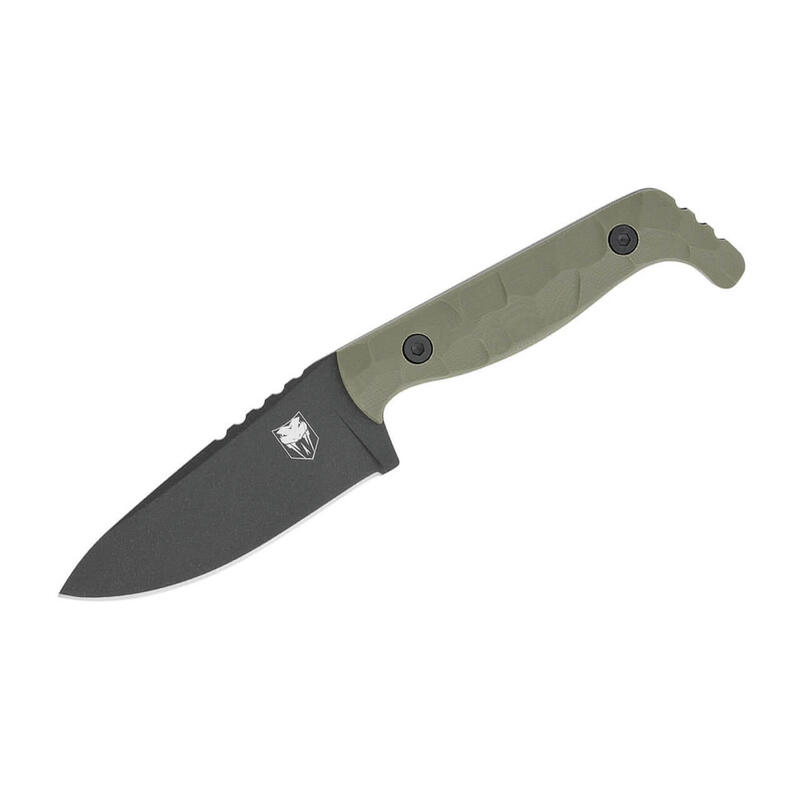 CobraTec Kingpin G10 OD Green feststehendes Messer mit Kydexscheide