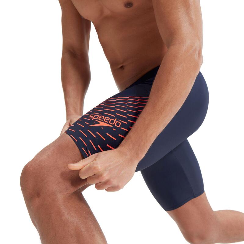 ECO ENDURAFLEX MEN'S MEDLEY LOGO JAMMER - NAVY