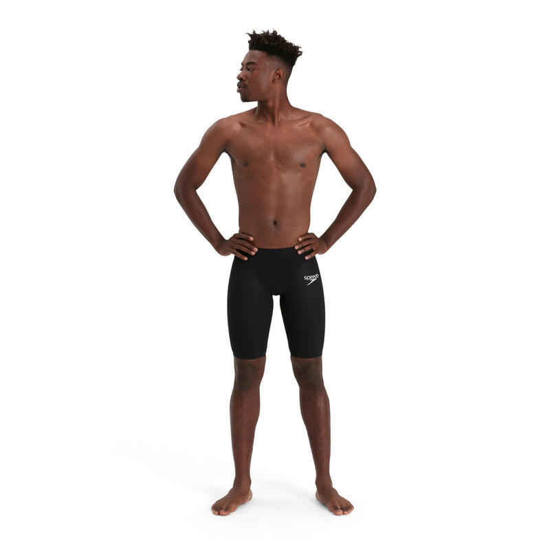 【不可退貨商品】【 FINA 認可 】FASTSKIN LZR PURE VALOR 男子競賽級及膝泳褲 - 黑色