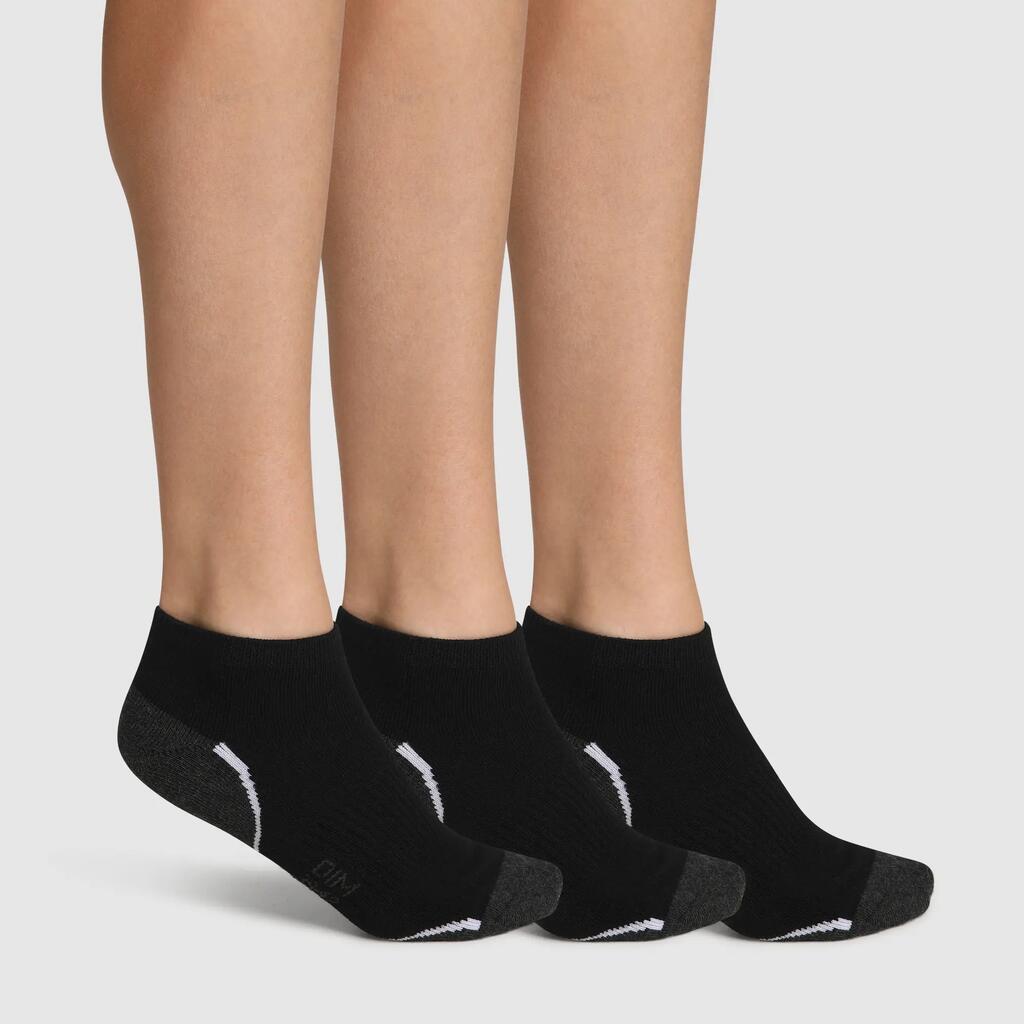 Pack of 3 Pairs of Women's Socks DIM Impact Léger Sport