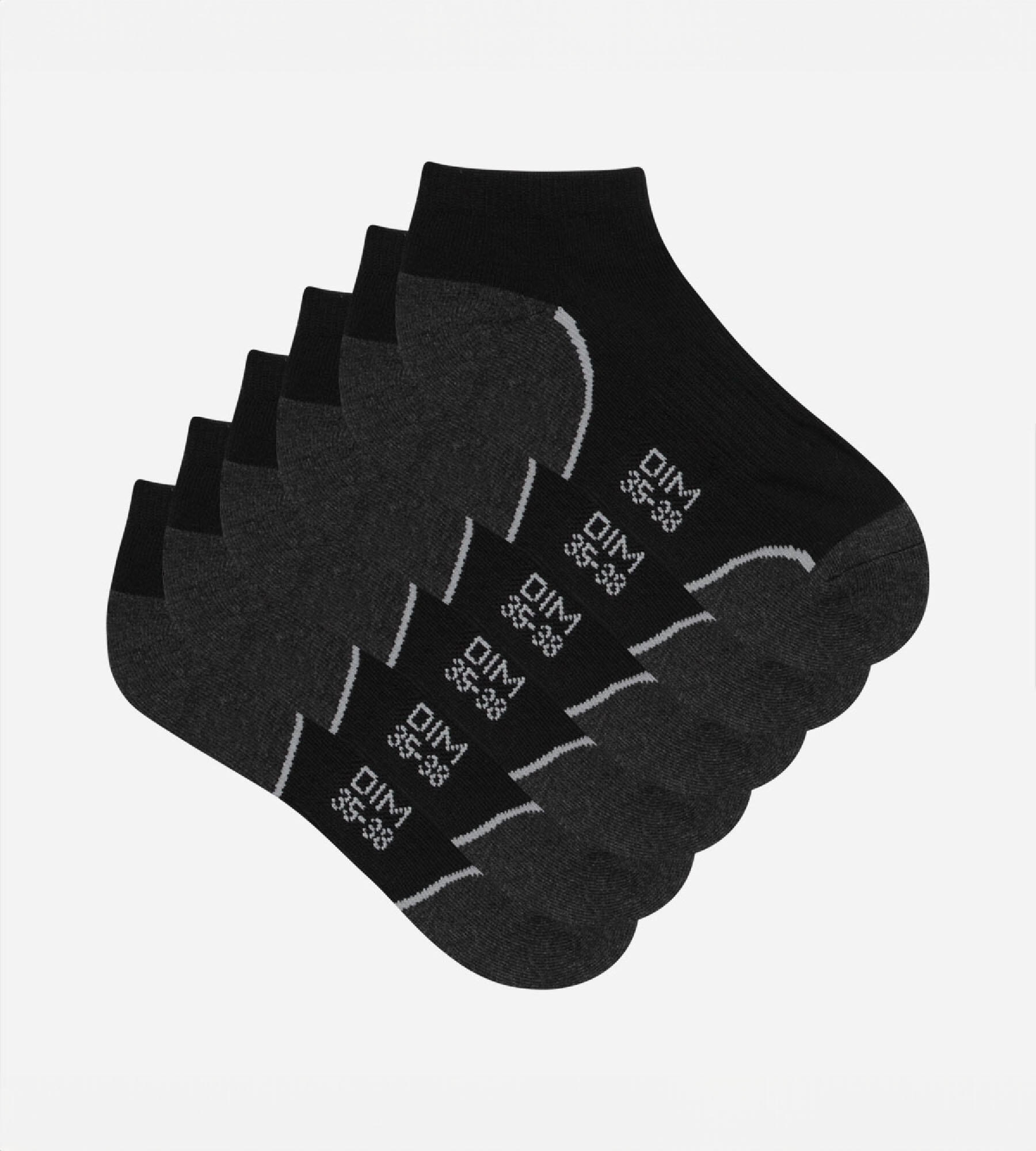 Lot de 3 Paires de Chaussettes femme DIM Impact Léger Sport 2/5
