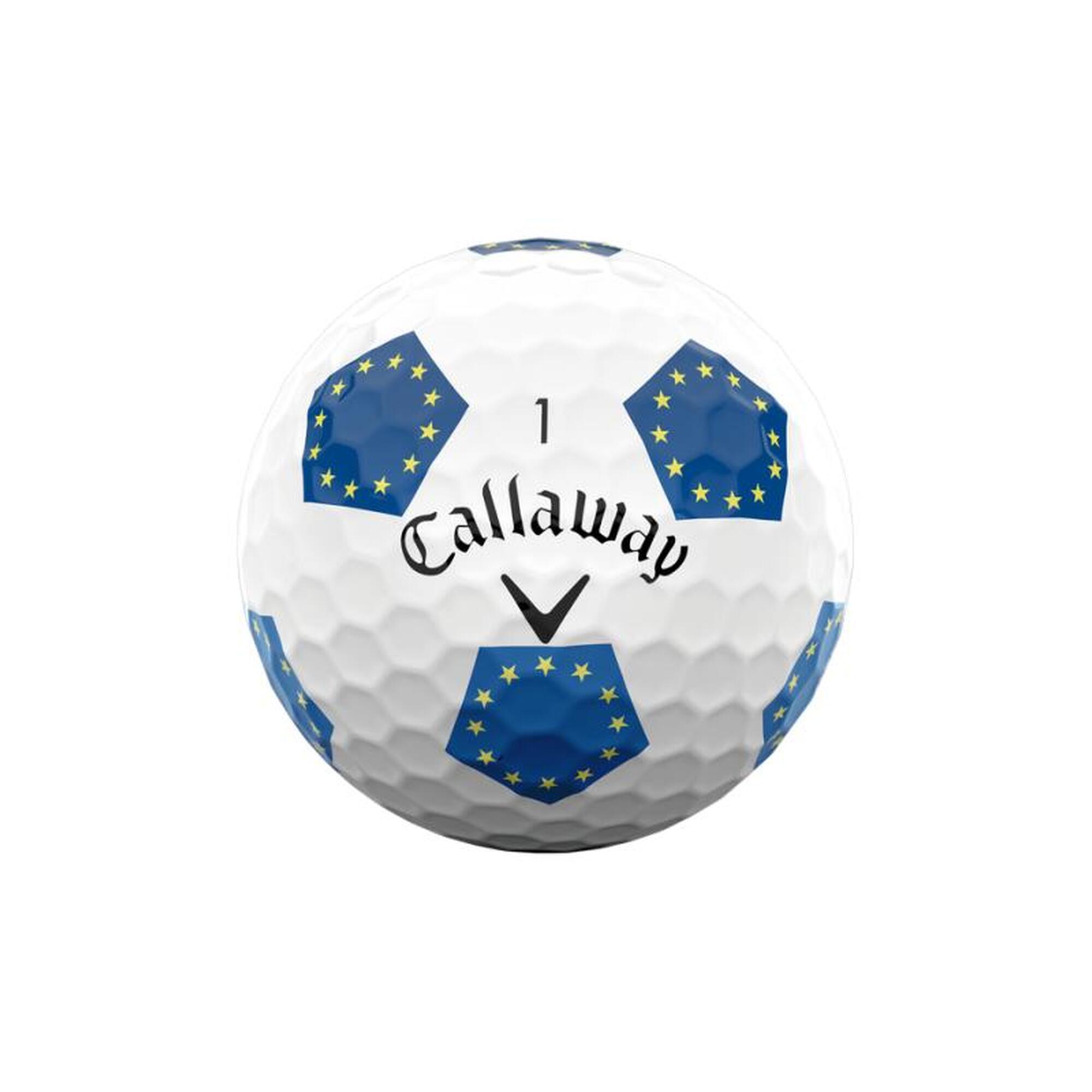 Piłki Golfowe ChromeSoft Truvis Europe Team 12 sztuk