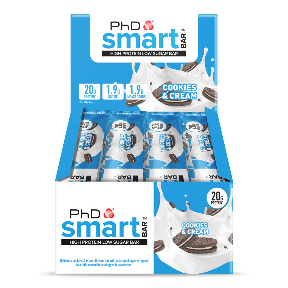PHD NUTRITION Smart Eiwitreep 64g PhD Nutrition (verpakking van 12)
