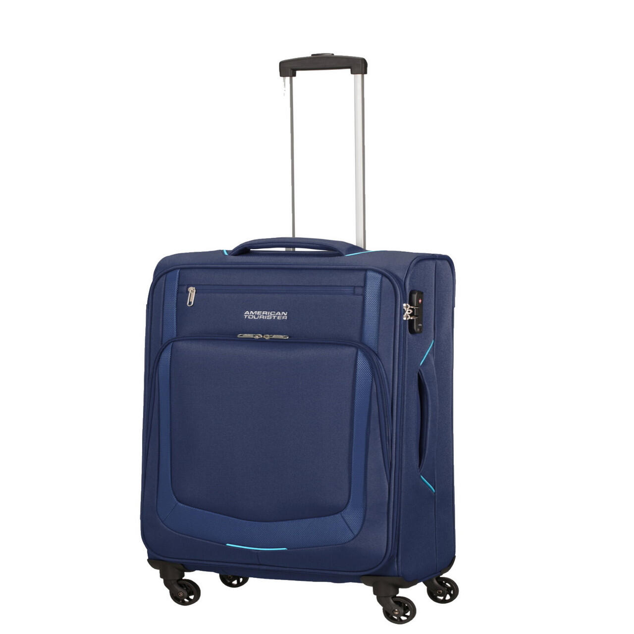 AMERICAN TOURISTER Summer Session Cabin Case - 55cm - Dark Blue/Light Blue