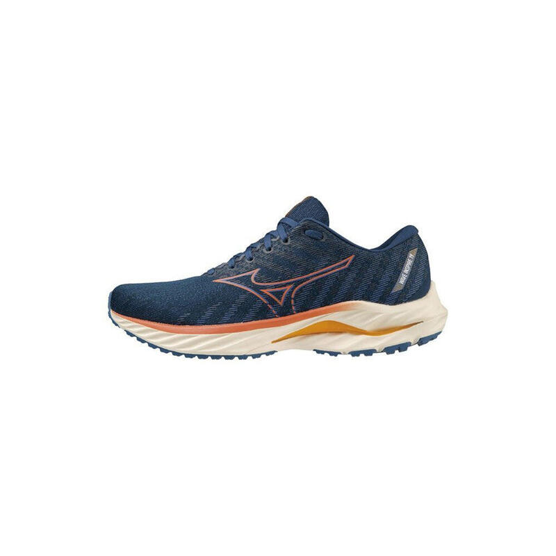 Wave Inspire 19 Men's Road Running Shoes - Navy x Orange