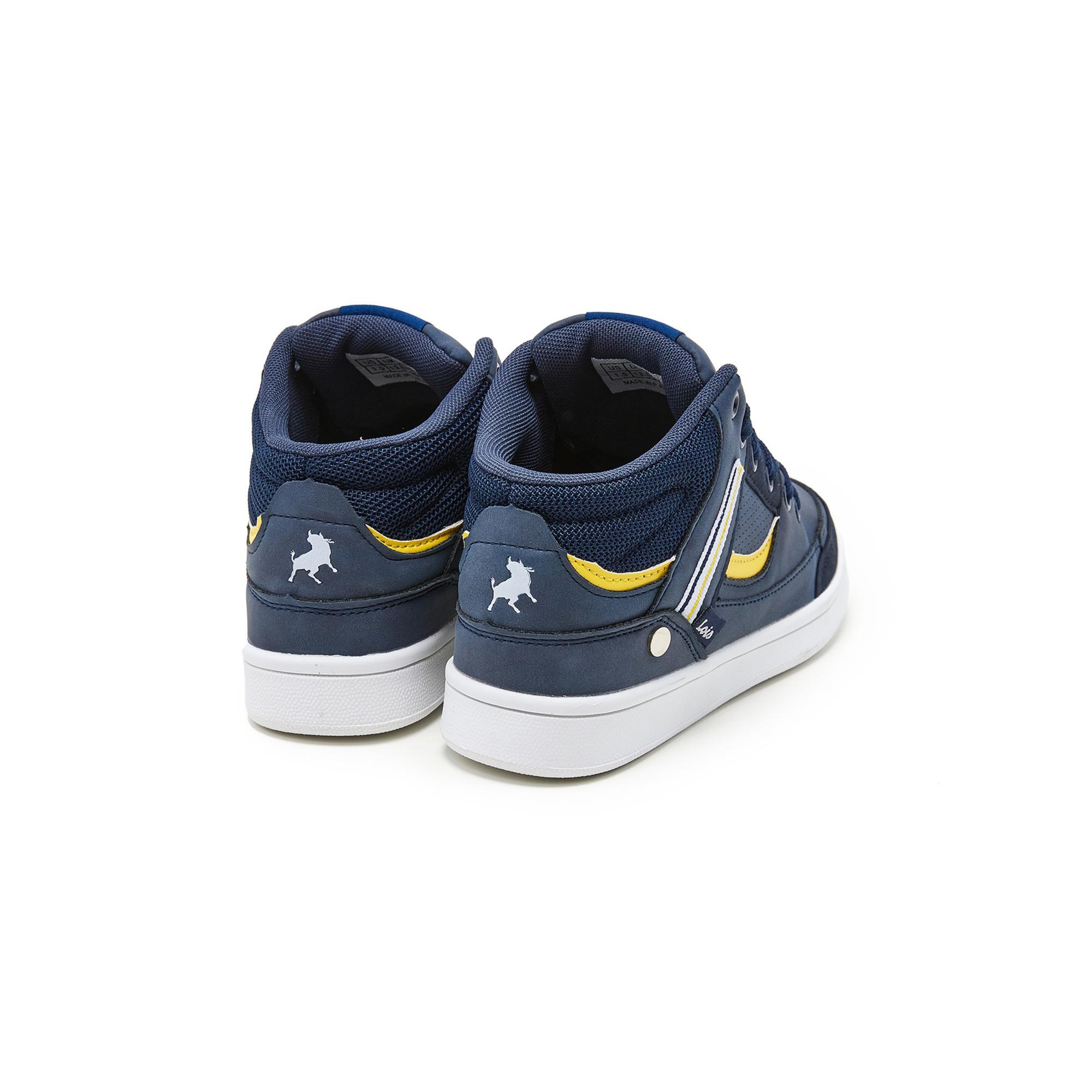 Zapatillas Deportivas Abotinadas Niños Lois 63208 Azul Marino con Cordones 3/5