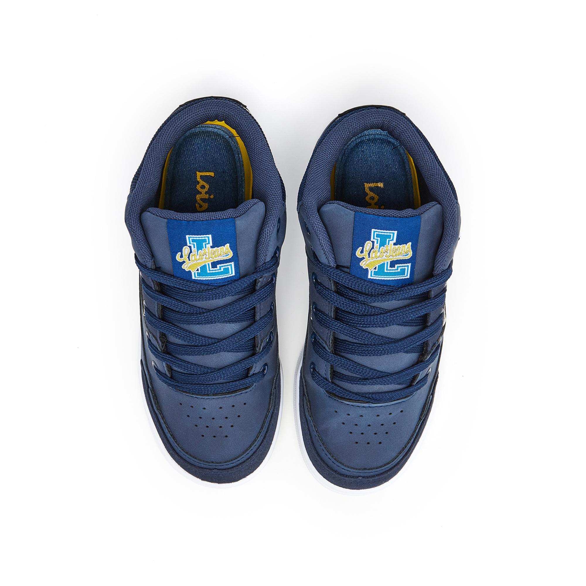 Zapatillas Deportivas Abotinadas Niños Lois 63208 Azul Marino con Cordones 4/5