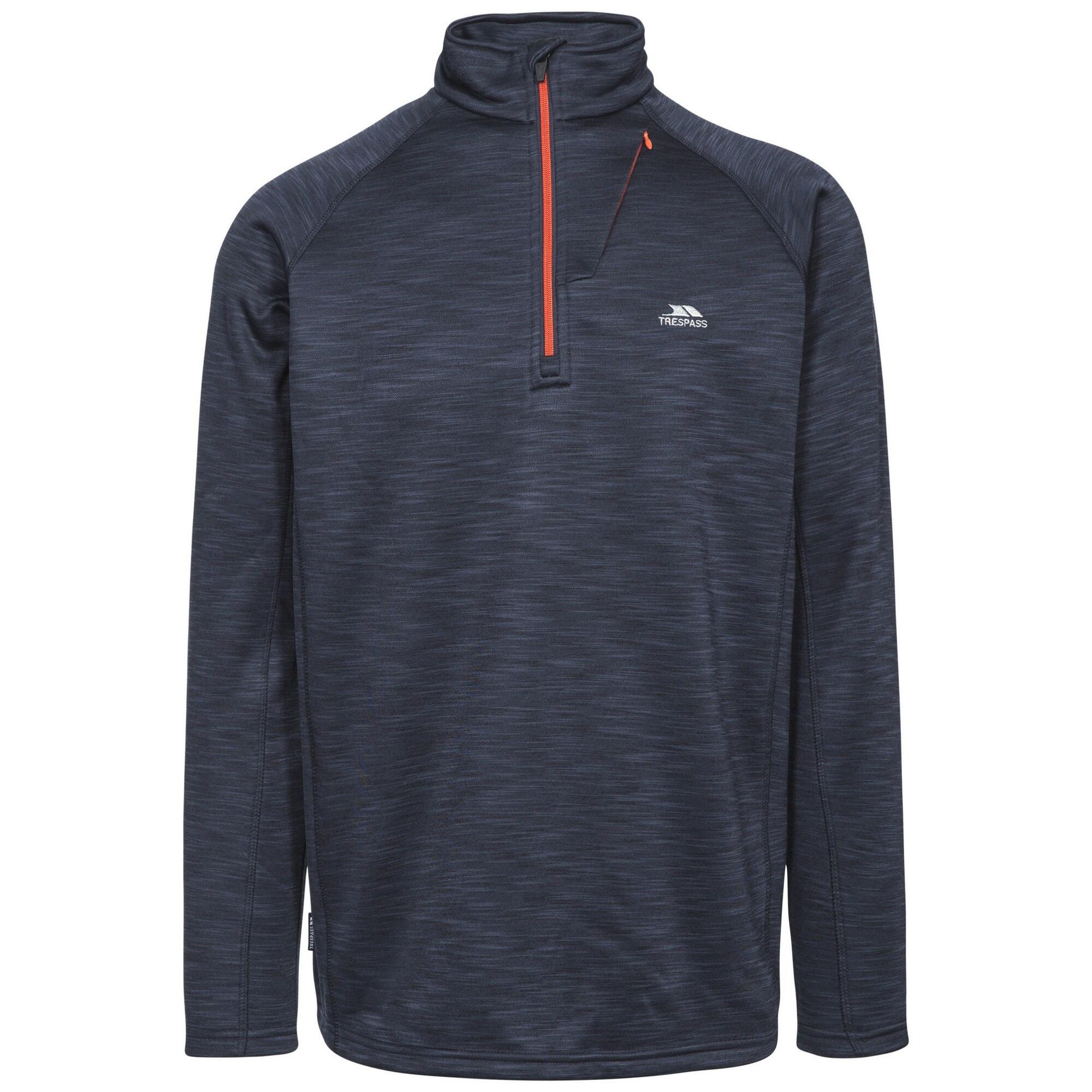 Trespass Mens Collins Half Zip Fleece Top