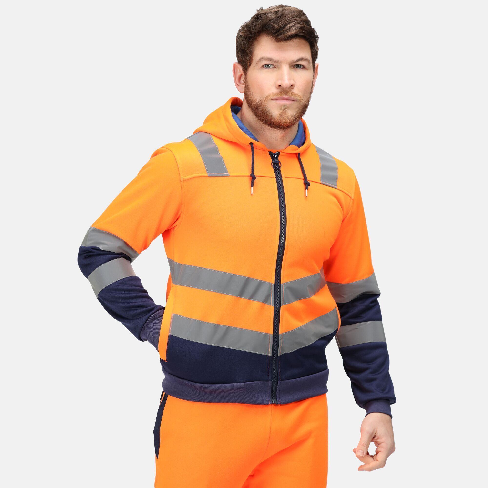 Regatta Mens Pro Hi-Vis Full Zip Jacket