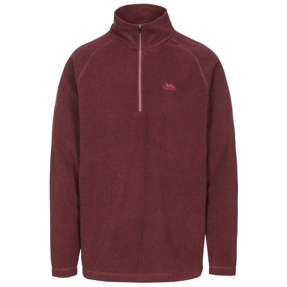 Trespass Mens Keynote Anti Pilling 1/4 Zip Fleece Top