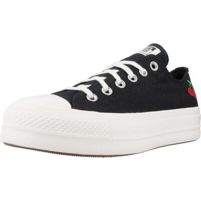 Schoenen chuck taylor all star lift platform cherries ox - a08862c zwart