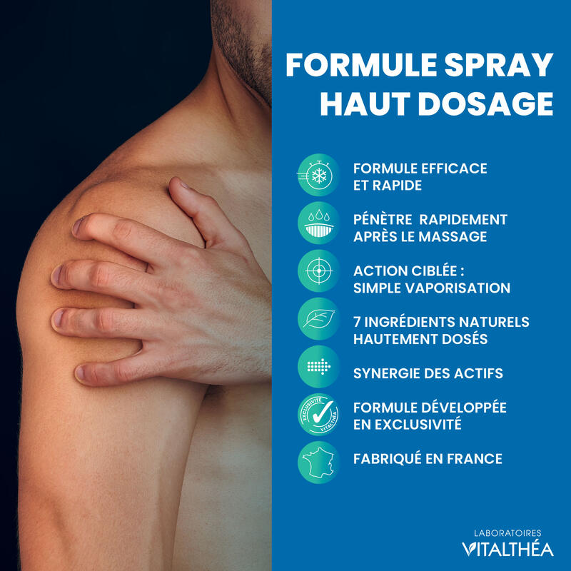 SPRAY de Massage 200 ML - 8 Actifs d'Origine Naturelle - Harpagophytum & Huiles