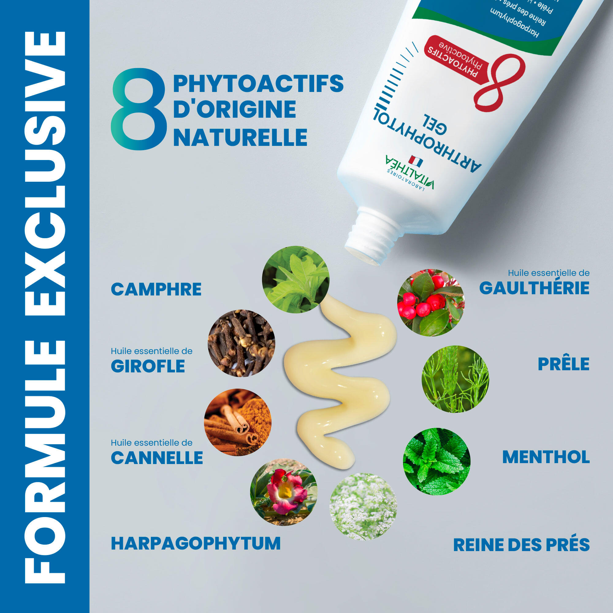 Arthrophytol - Gel de Massage 8 Actifs Naturels - Harpagophytum,Menthol,Camphre 5/9