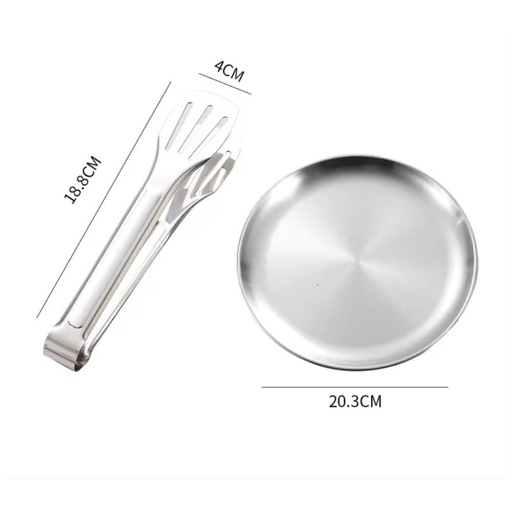 Set de cubiertos para acampada para 2 personas 4/6