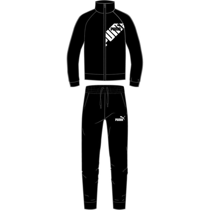 Melegítő Puma Power Tracksuit, Fekete, Férfiak