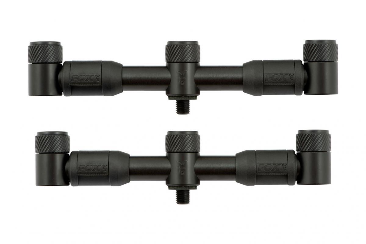 Lot De 2 Buzzers Fox Black Label 3 Cannes, Détecteurs De Touche Carpe Orange