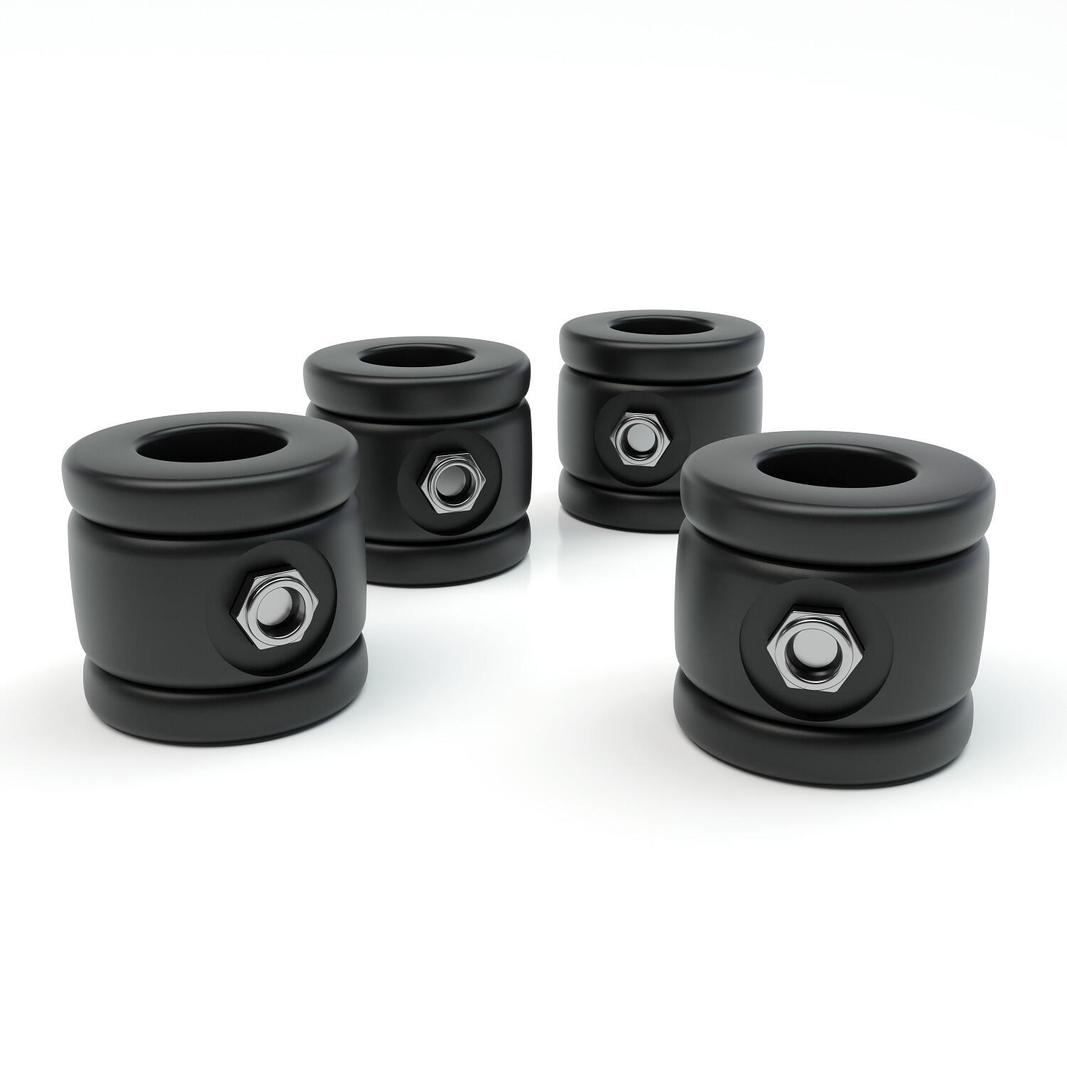 Bagues d’arrêt pour barres de gardien de but de 16 mm Lot de 4 Unisexe 3/6