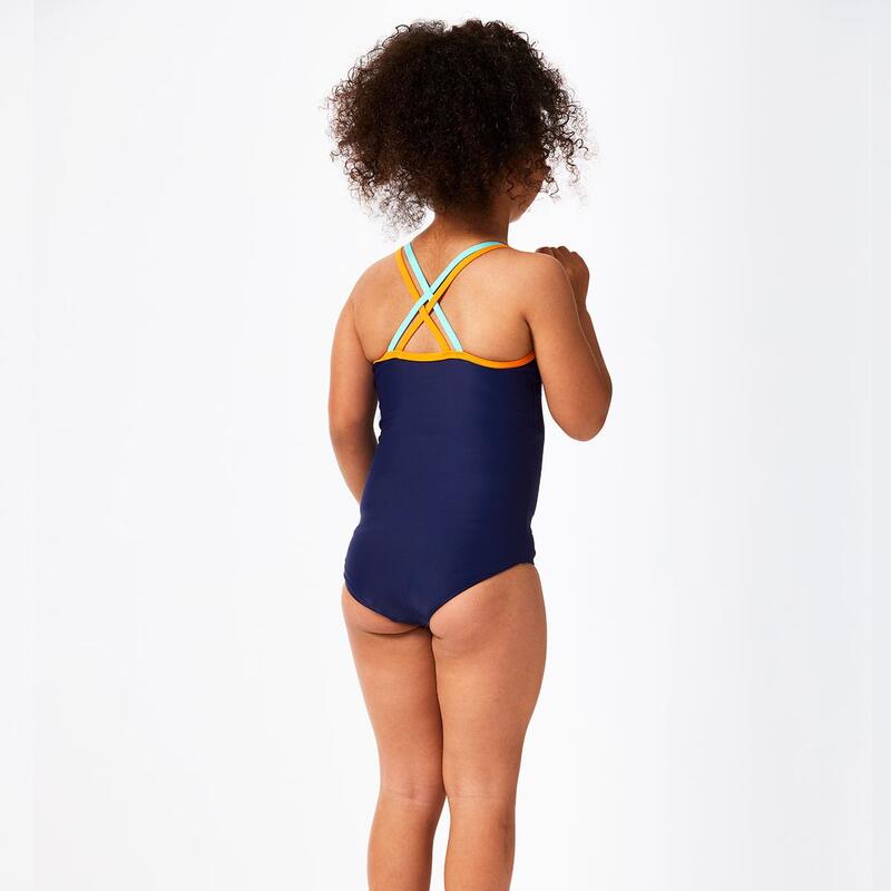 Girls SPORTS Swimming Costume - Navy