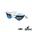 【FINA APPROVED】NRJ SWIMMING GOGGLES - COMPETITION - WHITE/BLUE