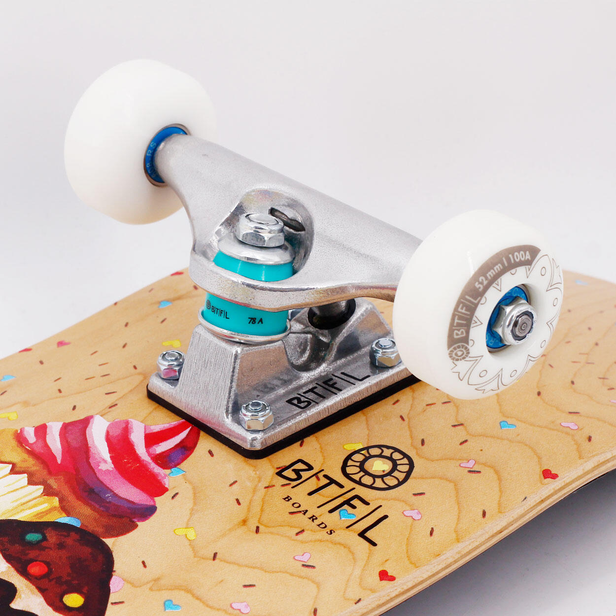 BTFL ALICE - Skateboard mini 28" x 7,5", tabla completa para niños 4/6