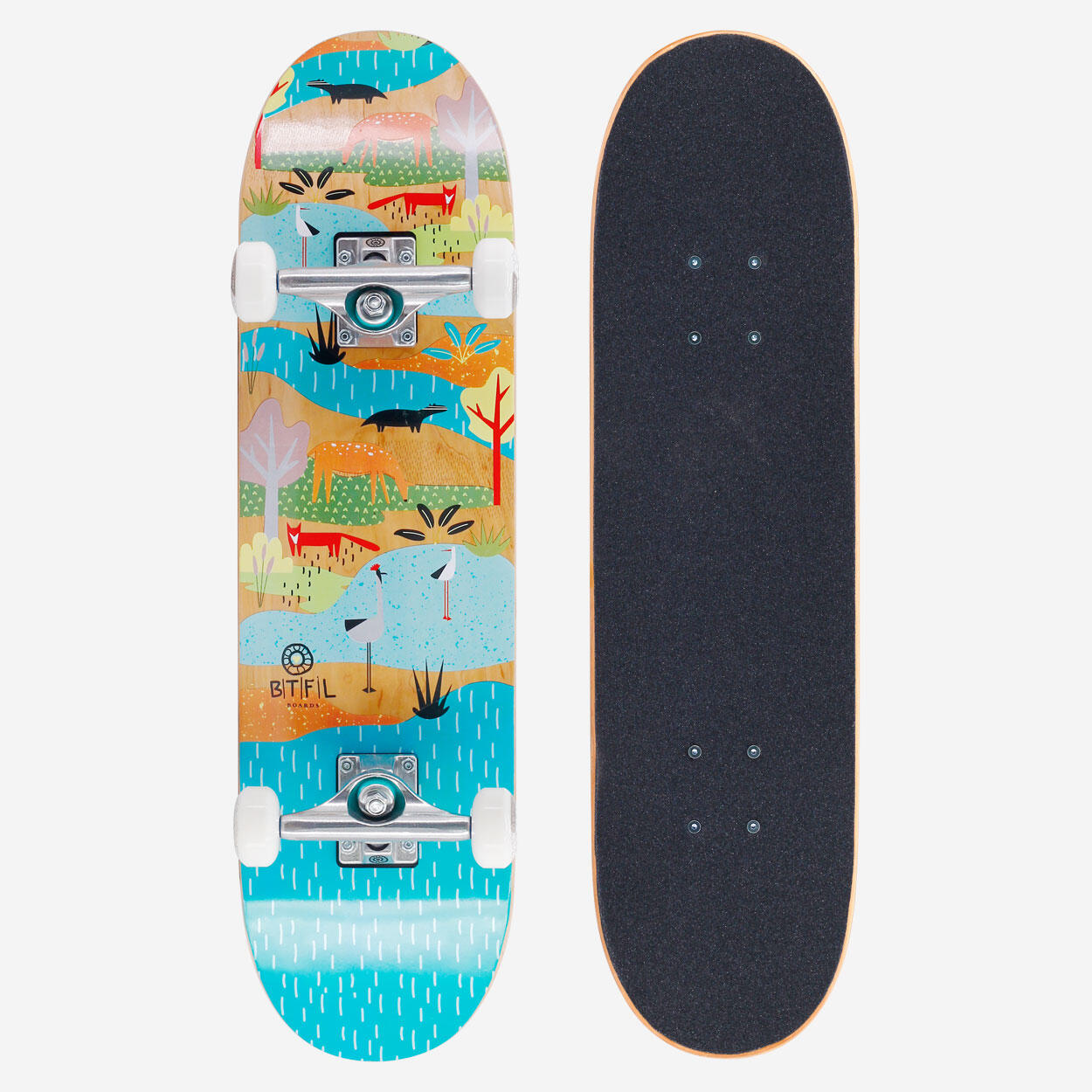BTFL BTFL BJOERK - Kinderskateboard Mini 28 x 7.5 Zoll, Komplettboard für Kinder