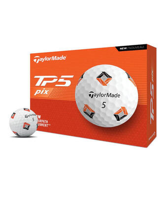 Taylormade tm24 tp5 pix golfballen wit