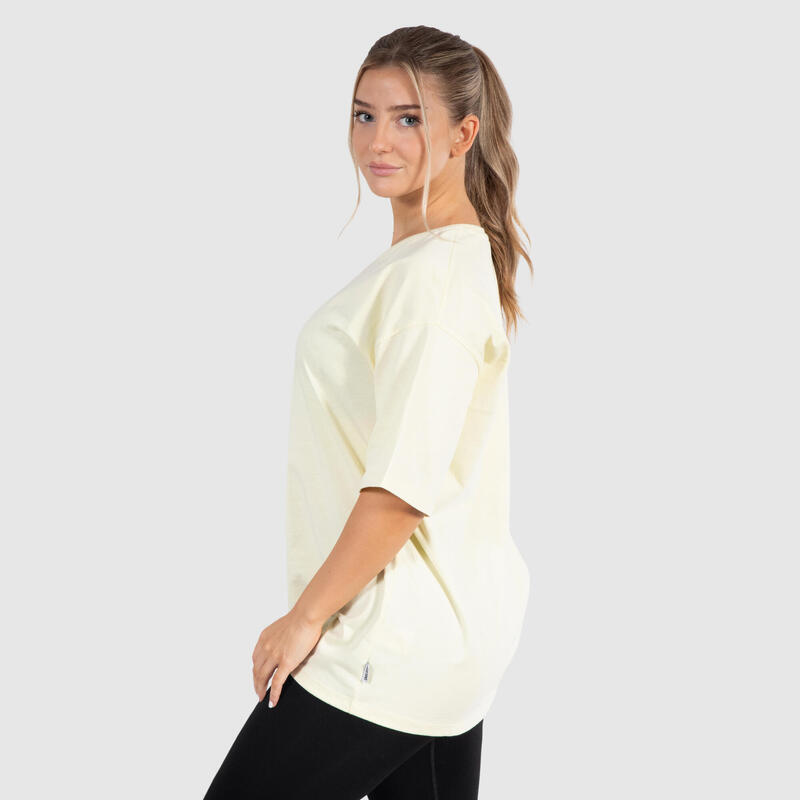 Damen Oversize T-Shirt Benetta Gelb für Sport & Freizeit