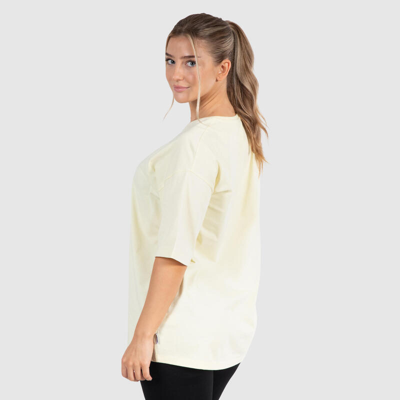 Damen Oversize T-Shirt Benetta Gelb für Sport & Freizeit