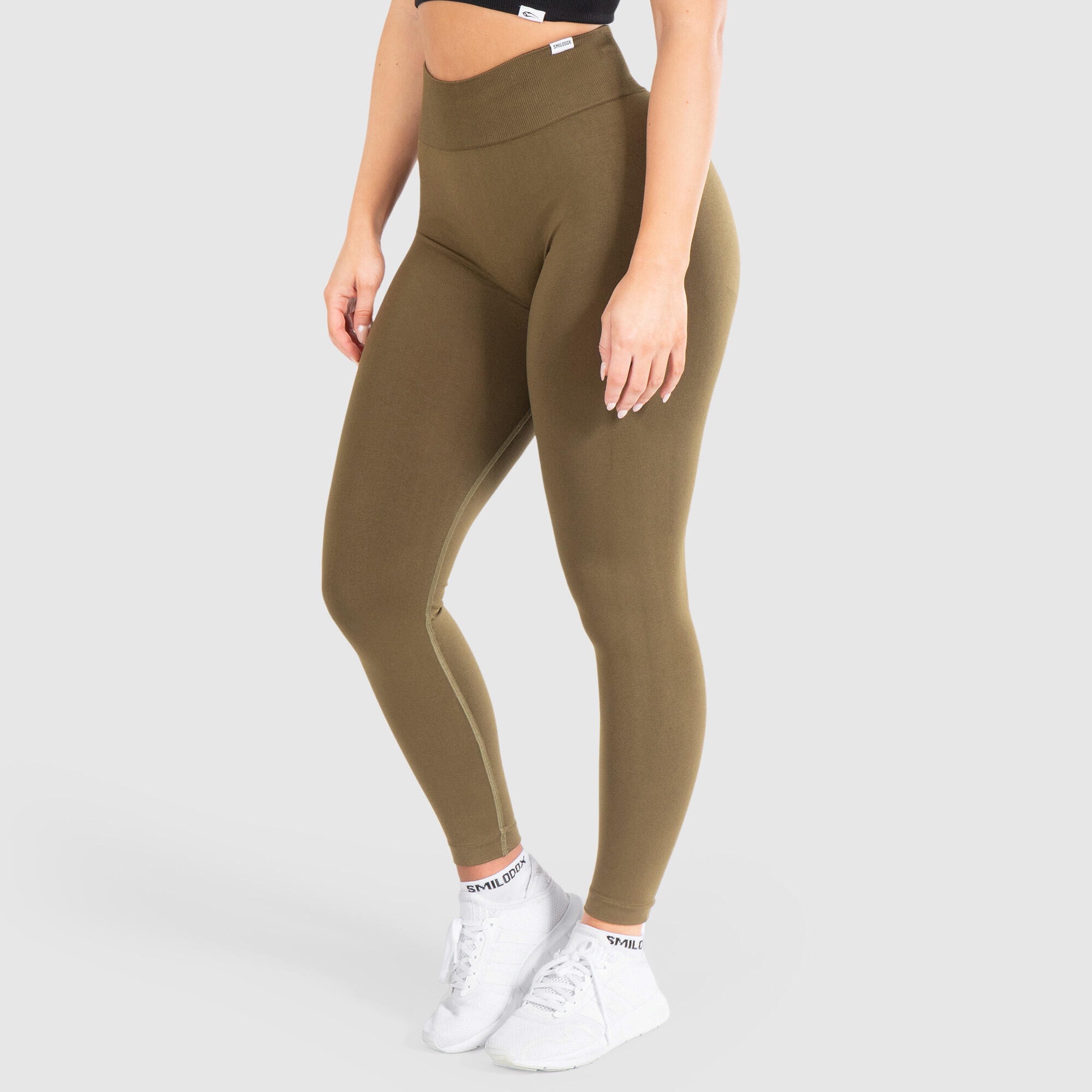 Damen Leggings Slayton Scrunch Khaki 2/5