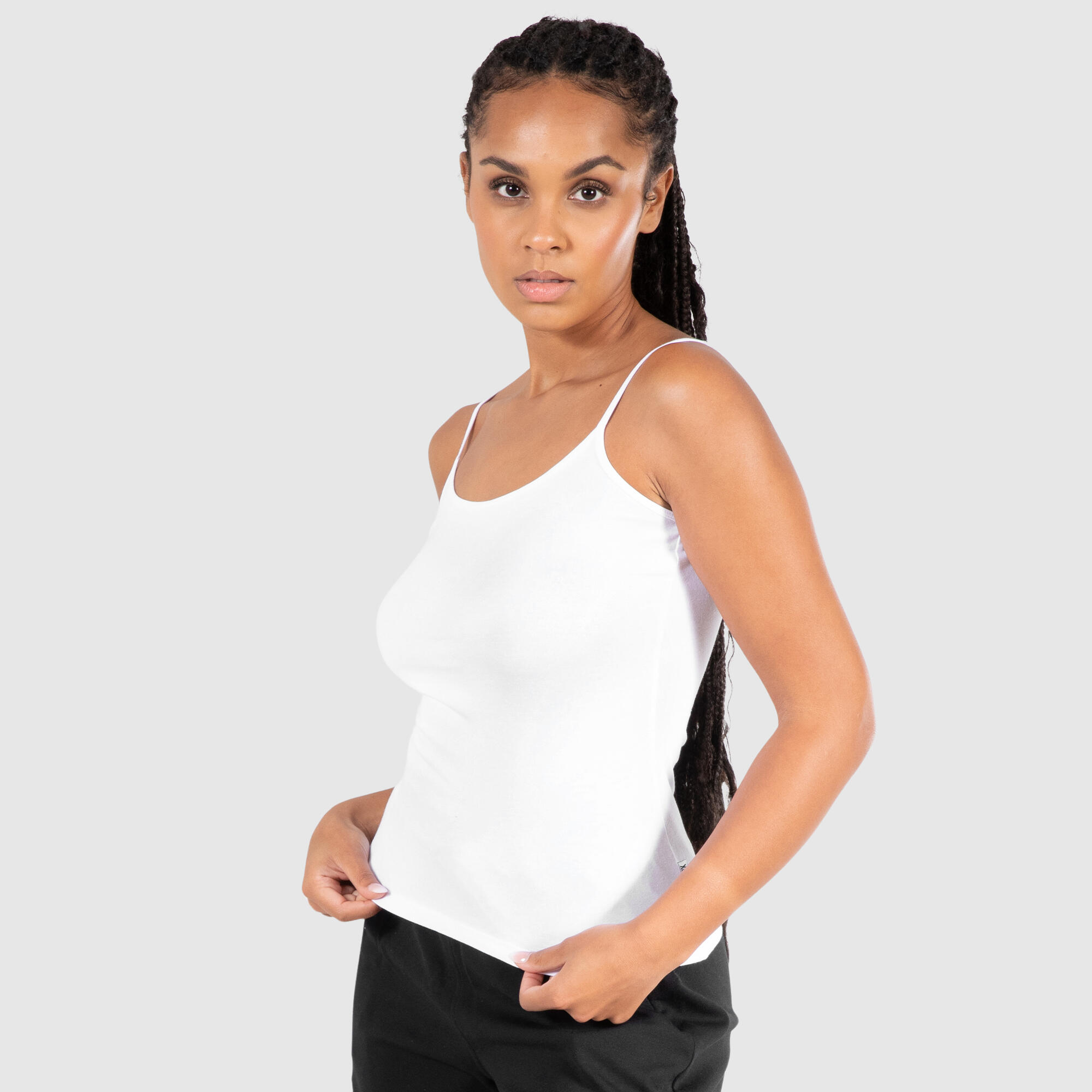 Damen 3x Unterhemd Narry Weiß 4/7