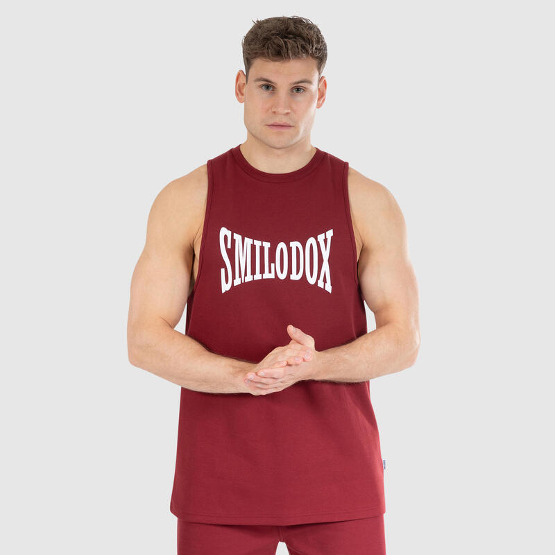 Herren Tank Top Classic Pro Bordeaux für Sport & Freizeit