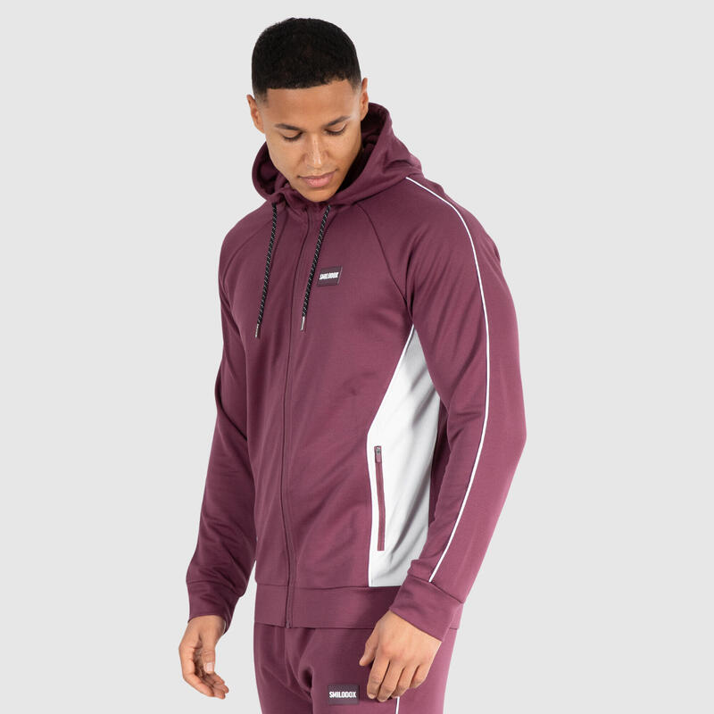 Herren Zip Hoodie Suit Pro Violett für Sport & Freizeit