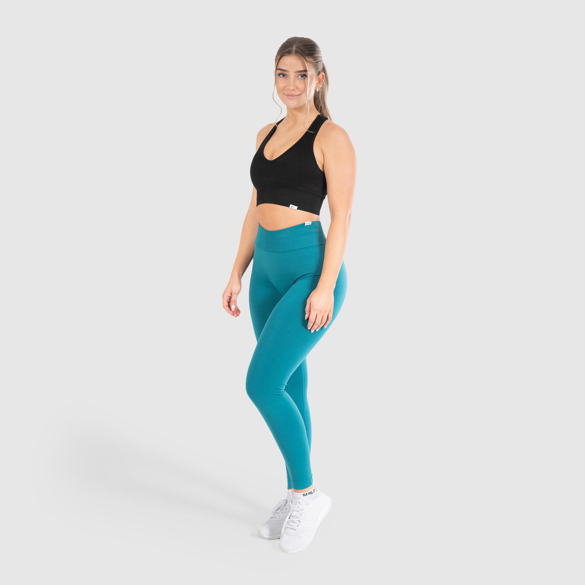 Damen Leggings Slayton Scrunch Petrol 3/6