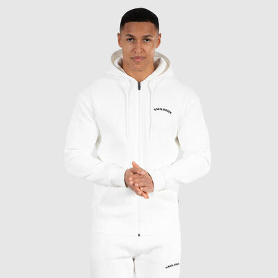 Herren Zip Hoodie Malcolm Creme