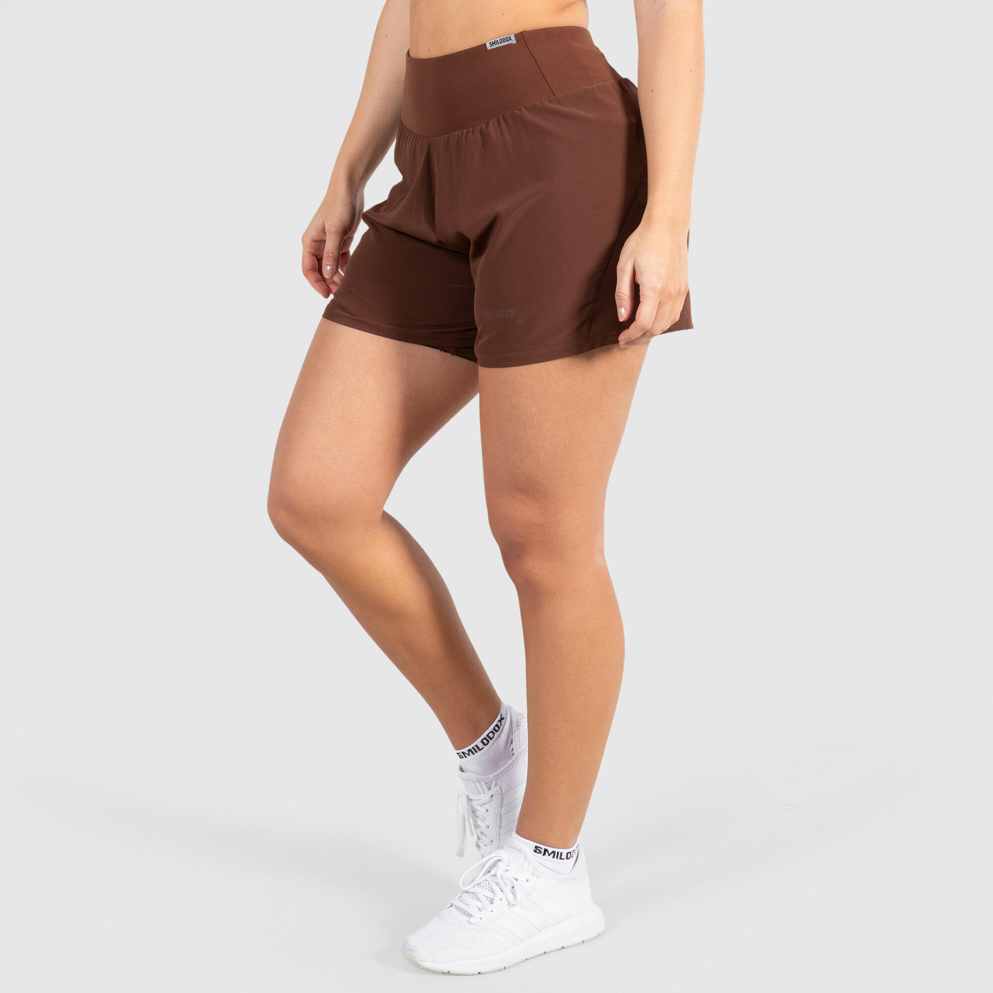 Damen Shorts Advance Pro 2in1 Braun 2/6